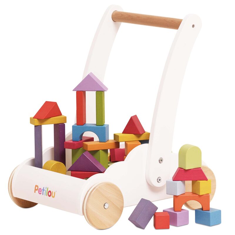 LE TOY VAN | PETILOU RAINBOW BABY WALKER & BLOCKS by LE TOY VAN - The Playful Collective