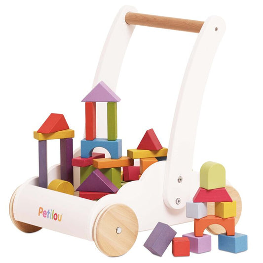 LE TOY VAN | PETILOU RAINBOW BABY WALKER & BLOCKS by LE TOY VAN - The Playful Collective