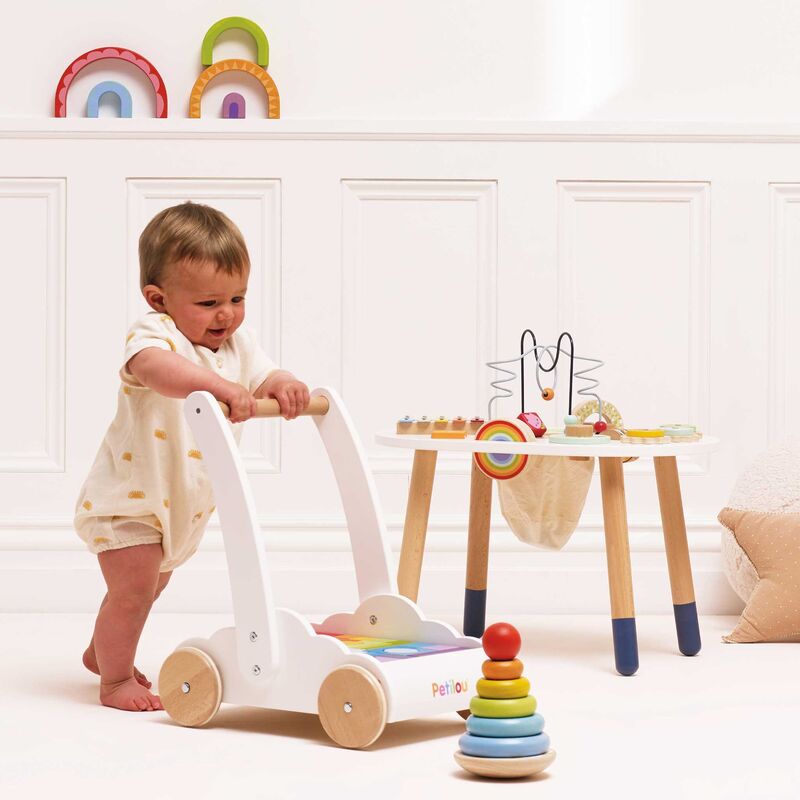 LE TOY VAN | PETILOU RAINBOW BABY WALKER & BLOCKS by LE TOY VAN - The Playful Collective