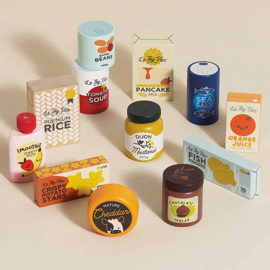 LE TOY VAN | SUPERMARKET GROCERY WEEKLY SHOP & ORGANIC PASTA SET BUNDLE by LE TOY VAN - The Playful Collective