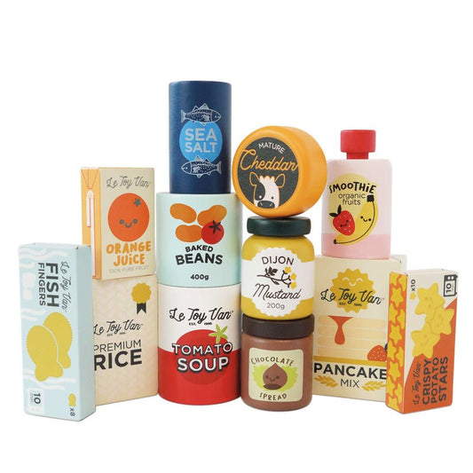 LE TOY VAN | SUPERMARKET GROCERY WEEKLY SHOP & ORGANIC PASTA SET BUNDLE by LE TOY VAN - The Playful Collective