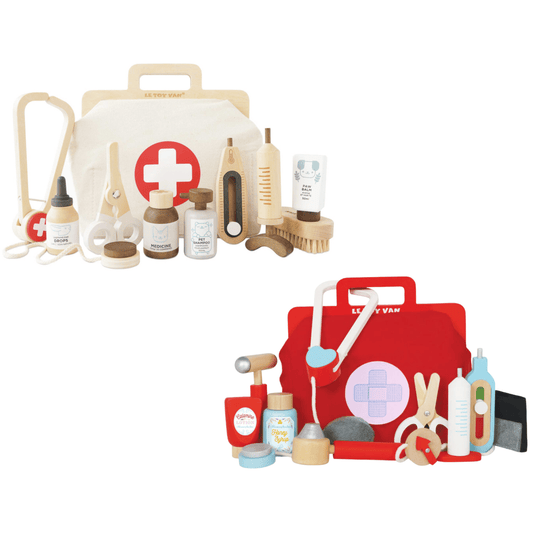 LE TOY VAN | VINTAGE DOCTOR KIT & ANIMAL VET SET BUNDLE by LE TOY VAN - The Playful Collective