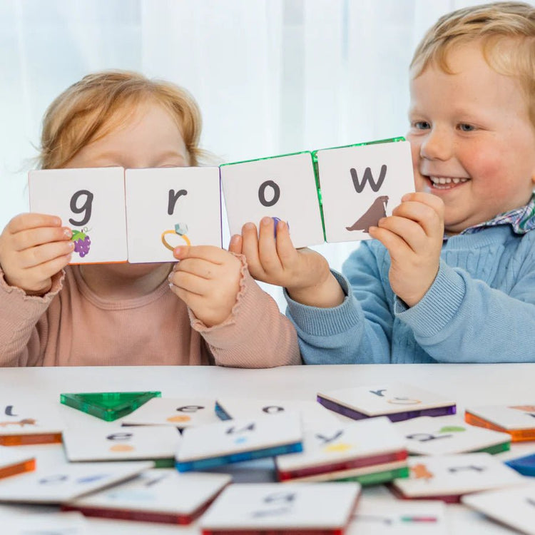 LEARN & GROW | MAGNETIC TILE TOPPER - ALPHABET LOWER CASE PACK (40 PIECE) *PRE - ORDER* by LEARN & GROW TOYS - The Playful Collective