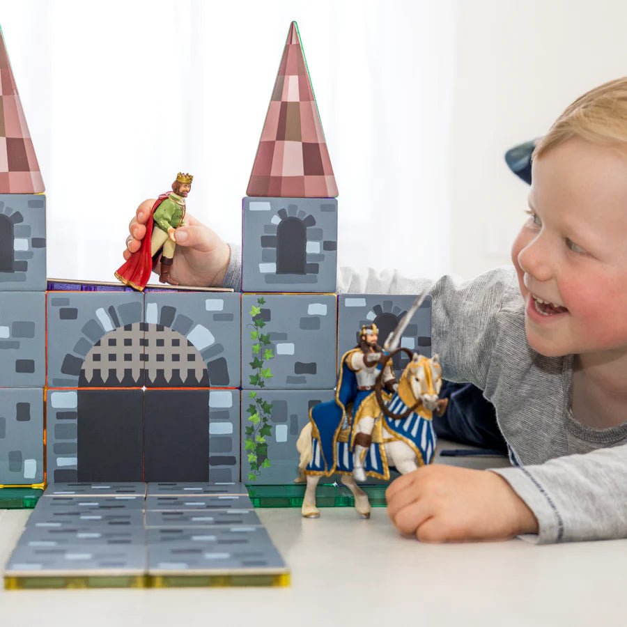 LEARN & GROW | MAGNETIC TILE TOPPER - CASTLE PACK (40 PIECES) *PRE - ORDER* by LEARN & GROW TOYS - The Playful Collective