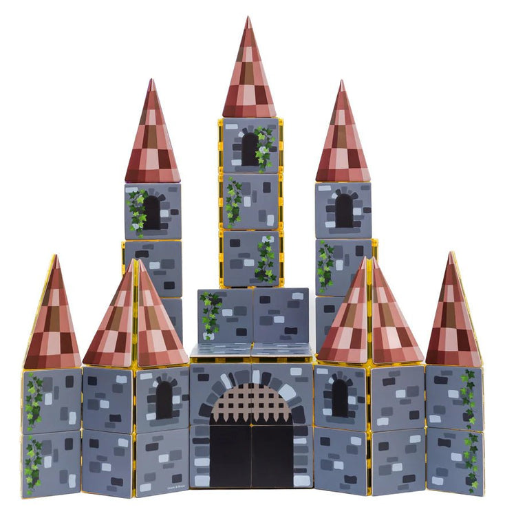 LEARN & GROW | MAGNETIC TILE TOPPER - CASTLE PACK (40 PIECES) *PRE - ORDER* by LEARN & GROW TOYS - The Playful Collective