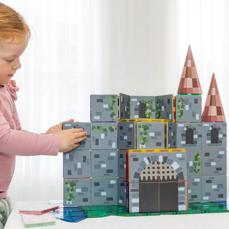 LEARN & GROW | MAGNETIC TILE TOPPER - CASTLE PACK (40 PIECES) *PRE - ORDER* by LEARN & GROW TOYS - The Playful Collective