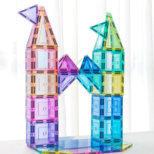 LEARN & GROW | MAGNETIC TILES - PASTEL BUILDERS PACK (112 PIECE) *PRE - ORDER* by LEARN & GROW TOYS - The Playful Collective