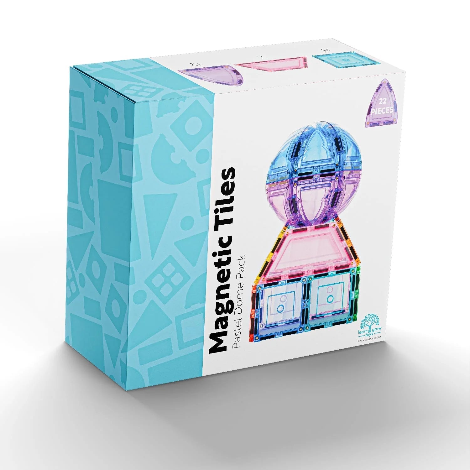 LEARN & GROW | MAGNETIC TILES - PASTEL DOME PACK (22 PIECE) *PRE - ORDER* by LEARN & GROW TOYS - The Playful Collective