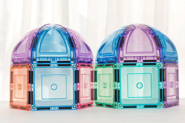 LEARN & GROW | MAGNETIC TILES - PASTEL DOME PACK (22 PIECE) *PRE - ORDER* by LEARN & GROW TOYS - The Playful Collective