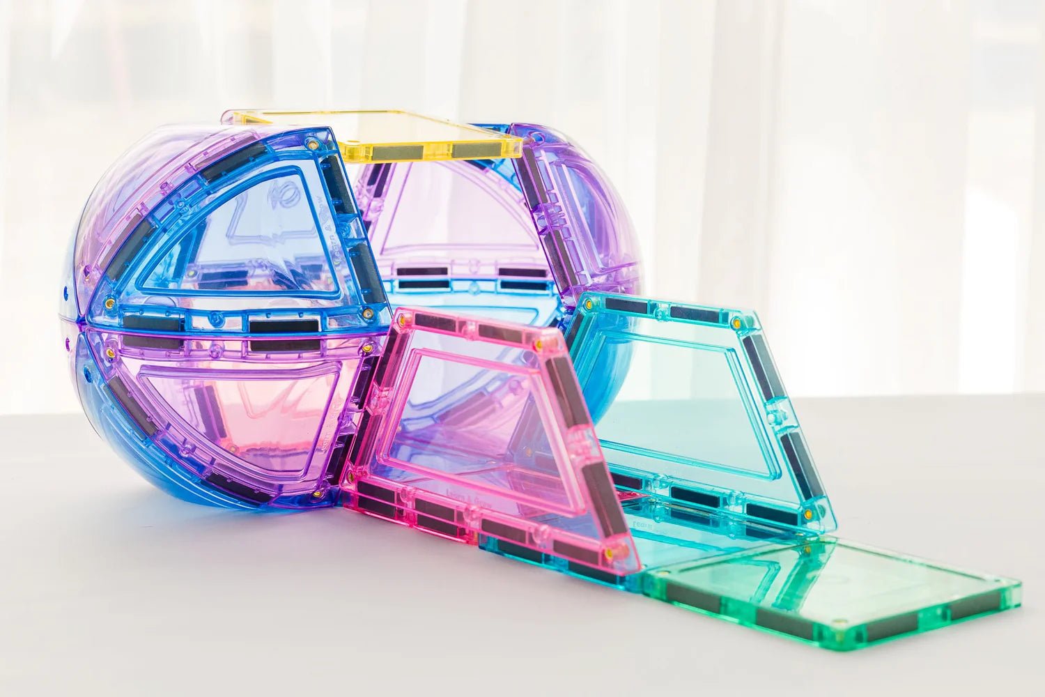 LEARN & GROW | MAGNETIC TILES - PASTEL DOME PACK (22 PIECE) *PRE - ORDER* by LEARN & GROW TOYS - The Playful Collective