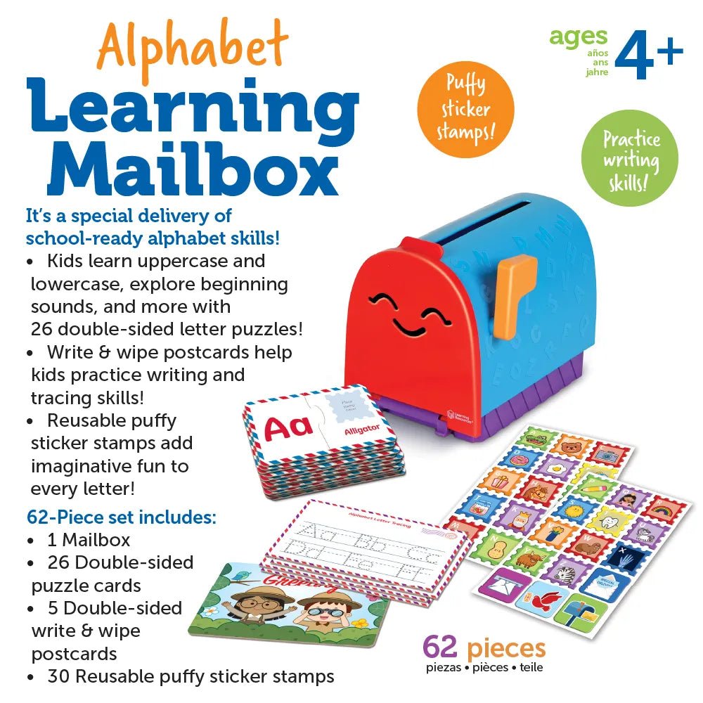 LEARNING RESOURCES | ALPHABET LEARNING MAILBOX by LEARNING RESOURCES - The Playful Collective