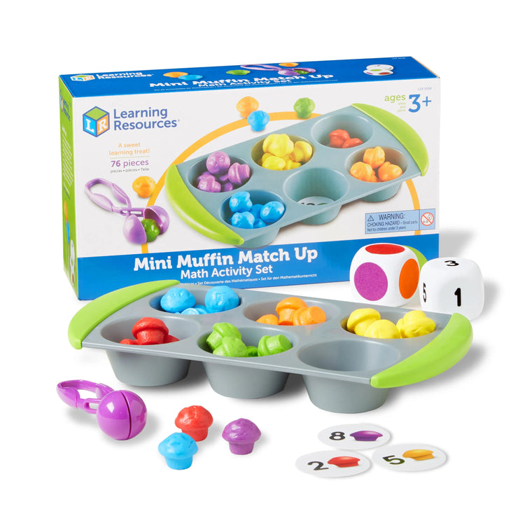 LEARNING RESOURCES | MINI MUFFIN MATCH UP MATH ACTIVITY SET by LEARNING RESOURCES - The Playful Collective