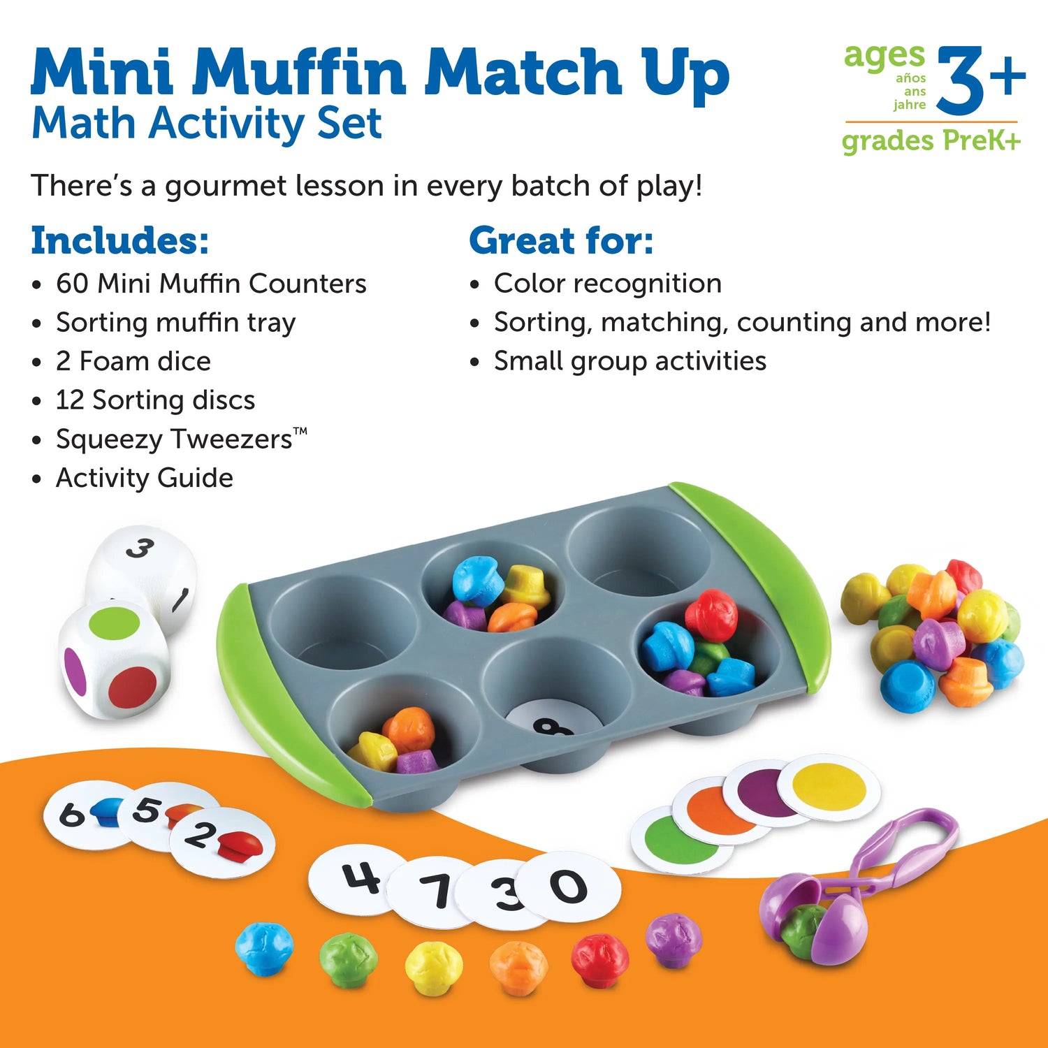 LEARNING RESOURCES | MINI MUFFIN MATCH UP MATH ACTIVITY SET by LEARNING RESOURCES - The Playful Collective