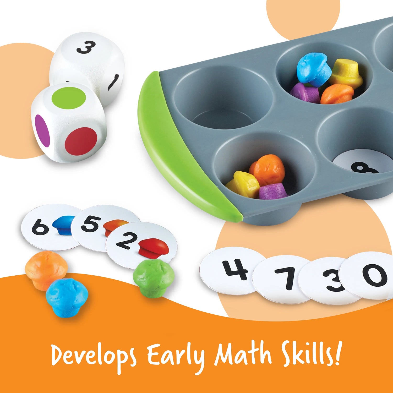 LEARNING RESOURCES | MINI MUFFIN MATCH UP MATH ACTIVITY SET by LEARNING RESOURCES - The Playful Collective