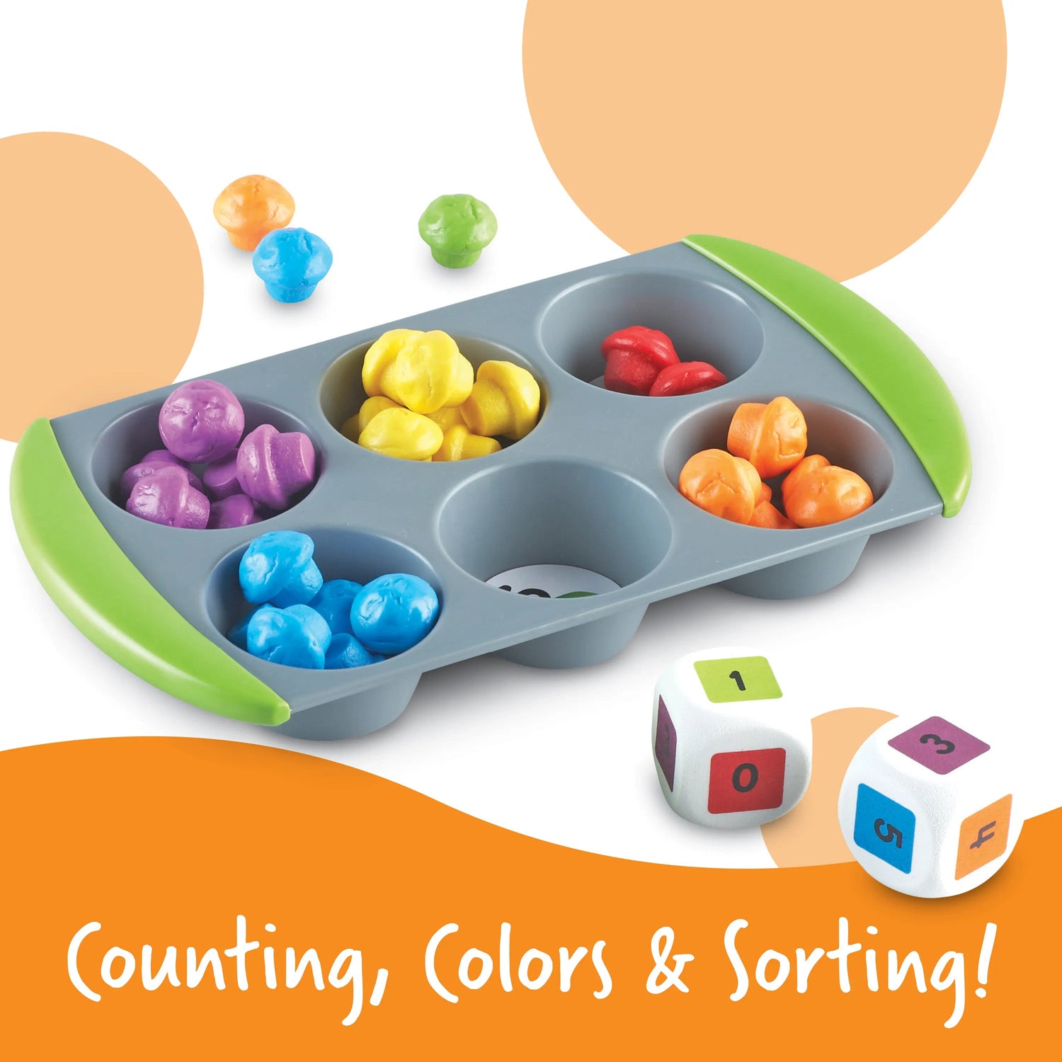 LEARNING RESOURCES | MINI MUFFIN MATCH UP MATH ACTIVITY SET by LEARNING RESOURCES - The Playful Collective