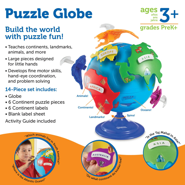 LEARNING RESOURCES | PUZZLE GLOBE by LEARNING RESOURCES - The Playful Collective