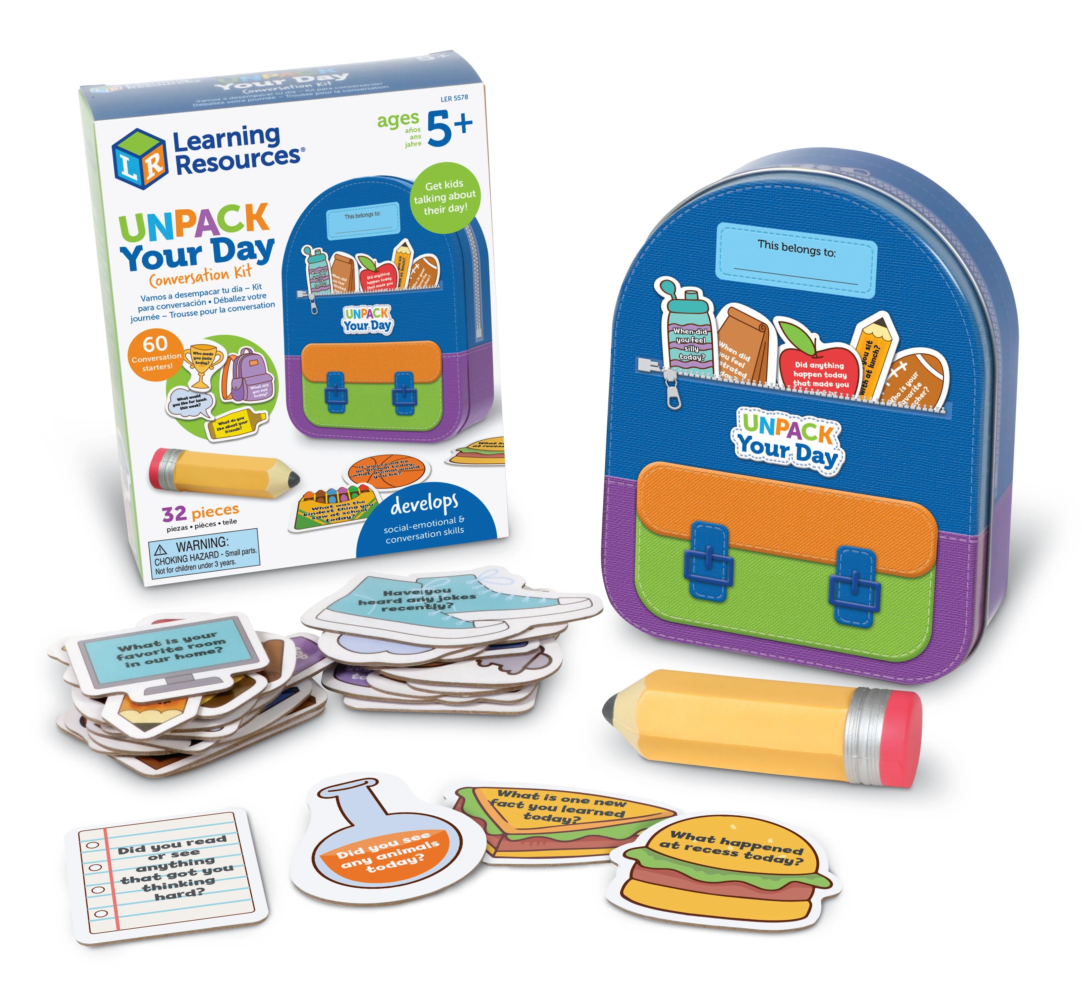 Unpack Your Day Conversation Kit by Learning Resources | The Playful ...