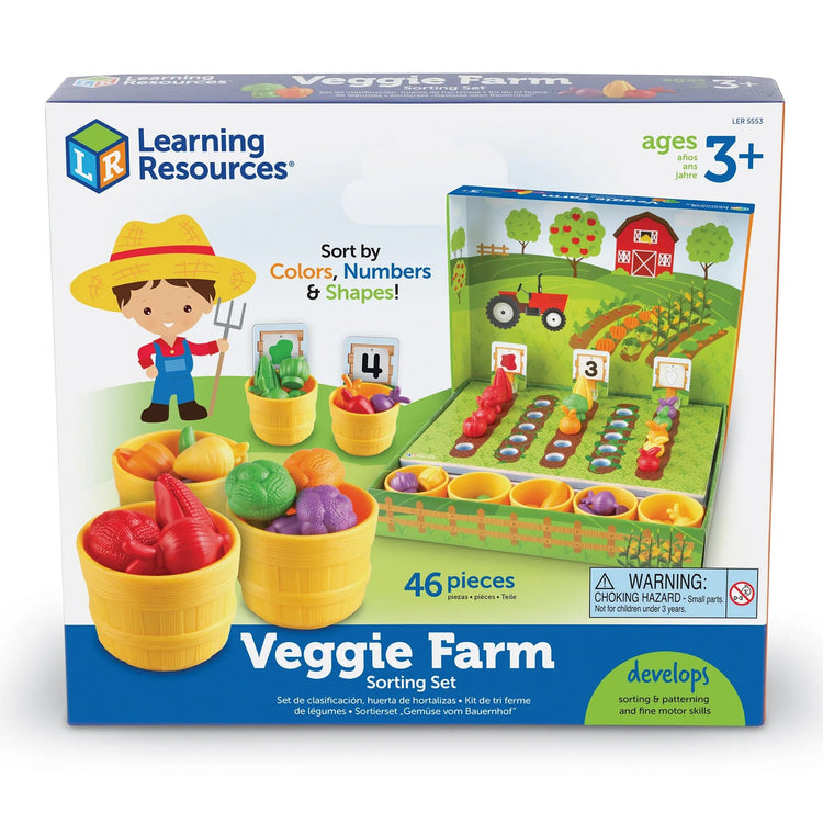 LEARNING RESOURCES | VEGGIE FARM SORTING SET by LEARNING RESOURCES - The Playful Collective