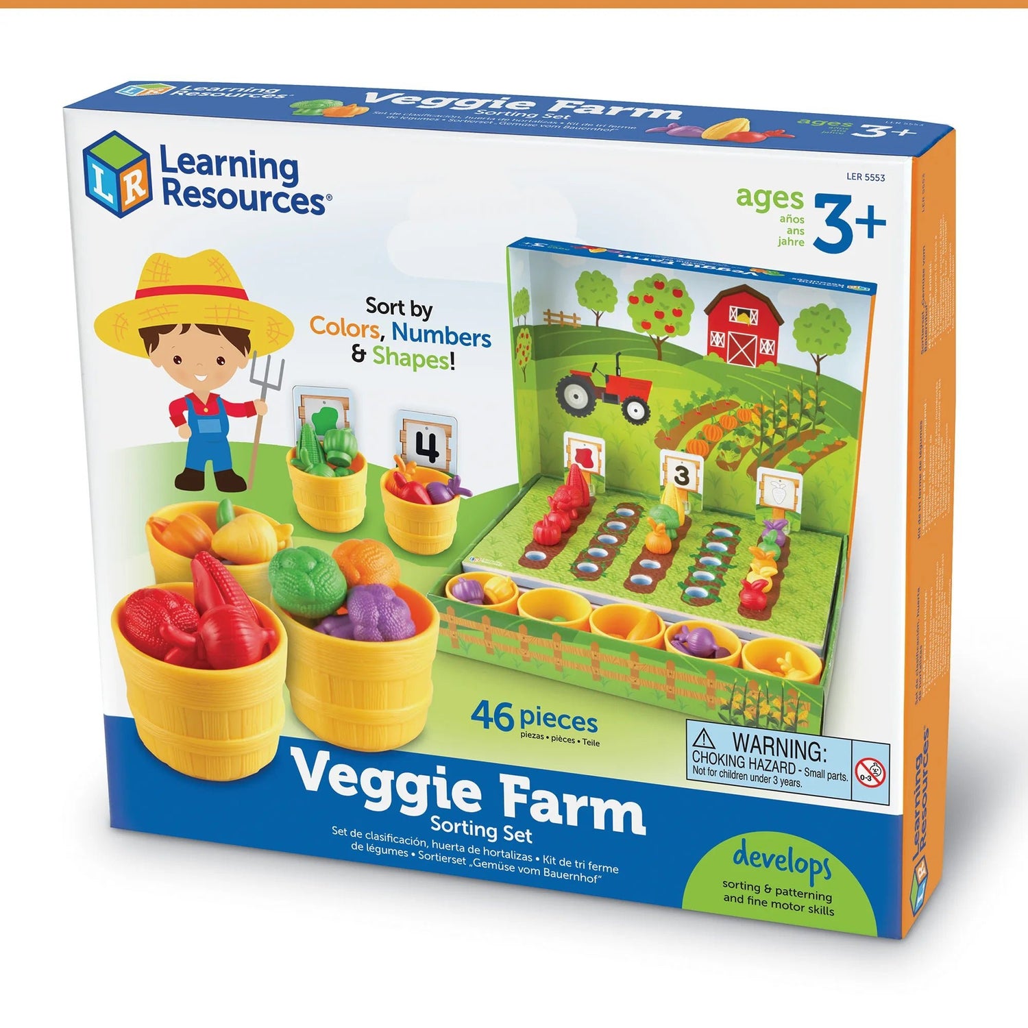 LEARNING RESOURCES | VEGGIE FARM SORTING SET by LEARNING RESOURCES - The Playful Collective