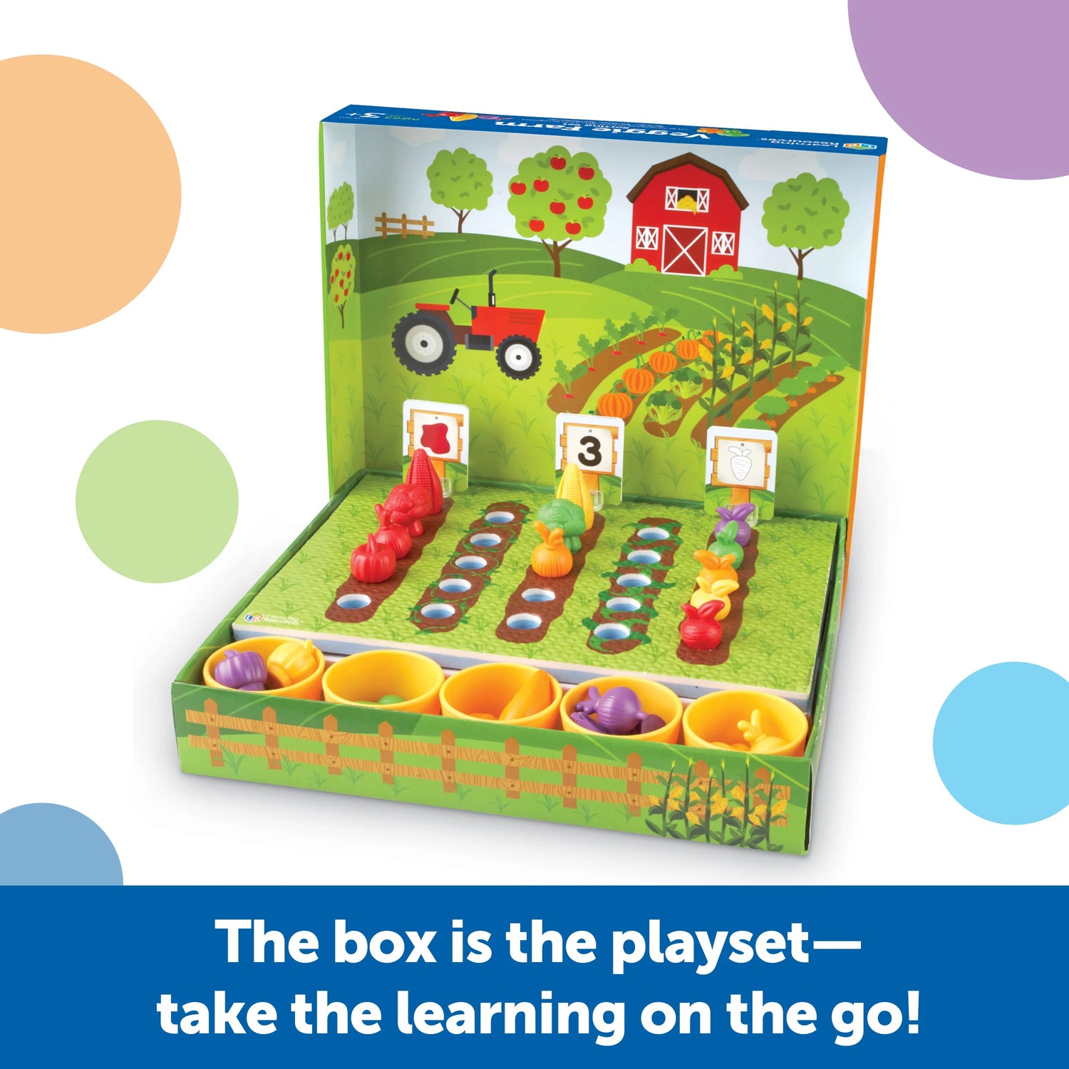 LEARNING RESOURCES | VEGGIE FARM SORTING SET by LEARNING RESOURCES - The Playful Collective