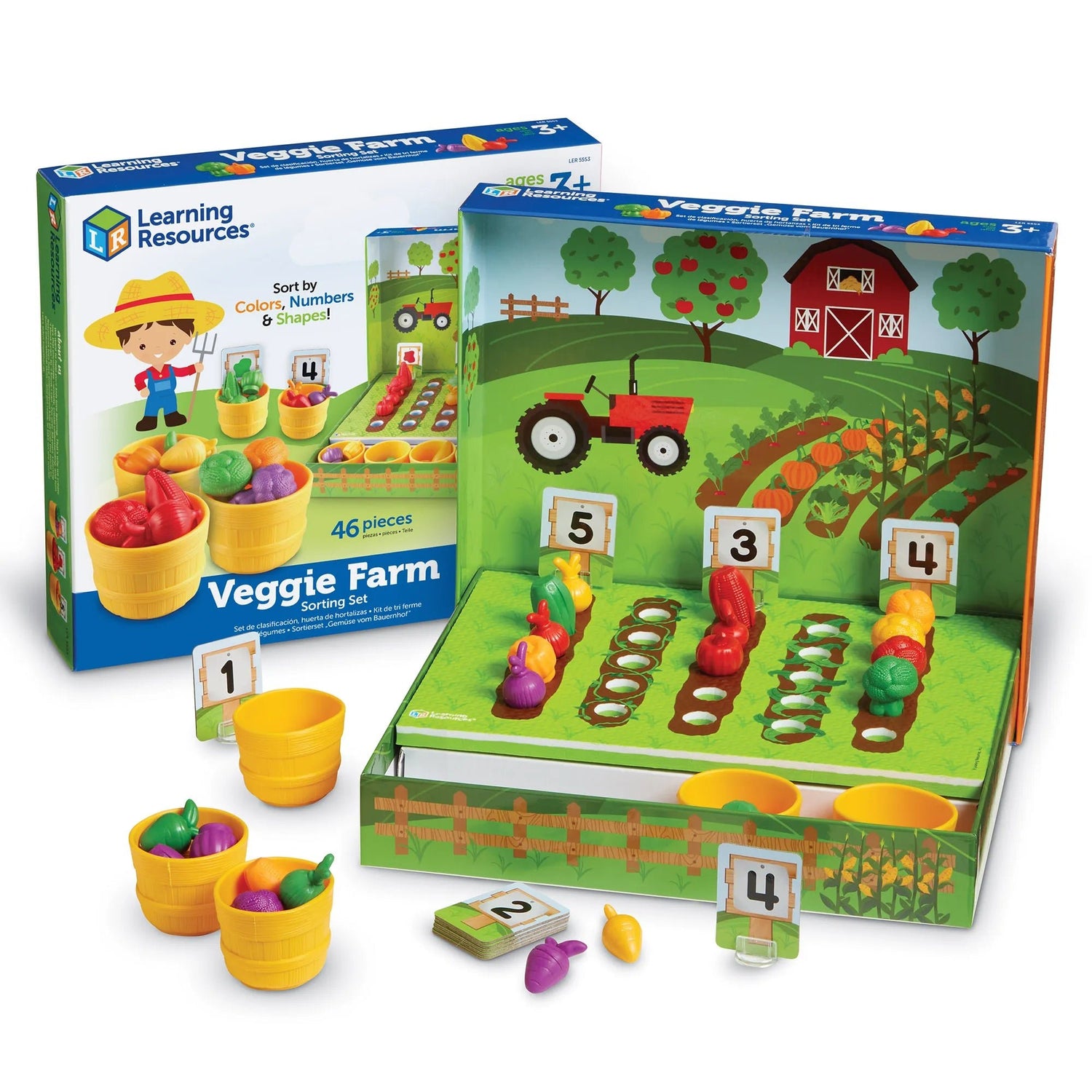 LEARNING RESOURCES | VEGGIE FARM SORTING SET by LEARNING RESOURCES - The Playful Collective