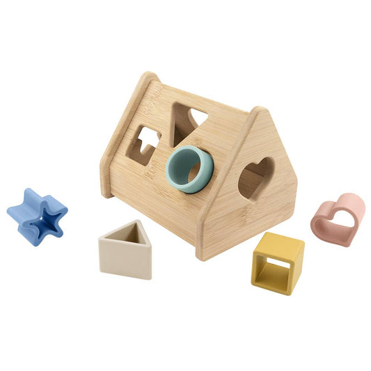 LIVING TEXTILES | HOUSE SHAPE SORTER by LIVING TEXTILES - The Playful Collective