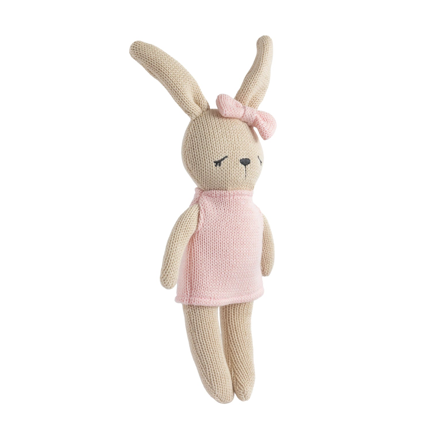 LIVING TEXTILES | KNITTED ANIMAL TOY - BELLA THE BUNNY by LIVING TEXTILES - The Playful Collective