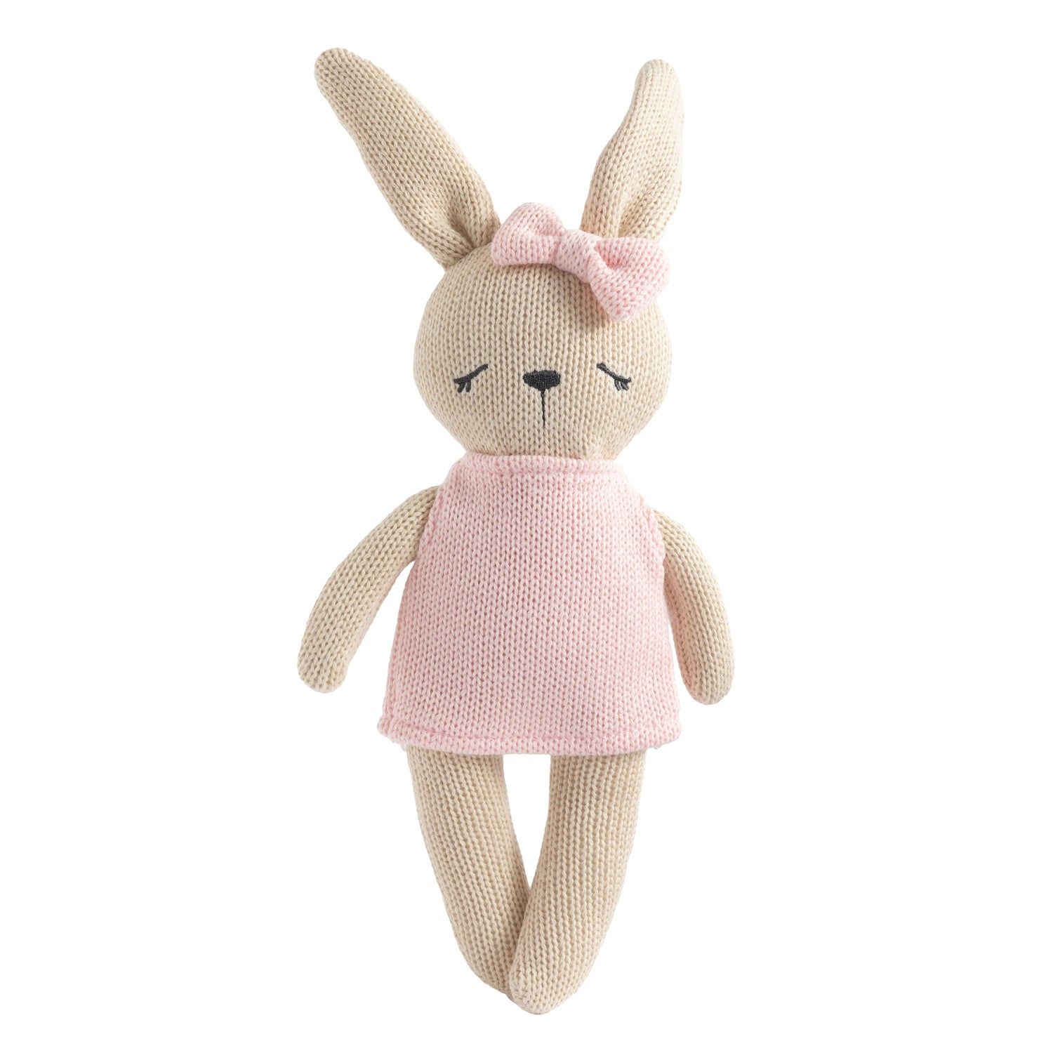 LIVING TEXTILES | KNITTED ANIMAL TOY - BELLA THE BUNNY by LIVING TEXTILES - The Playful Collective