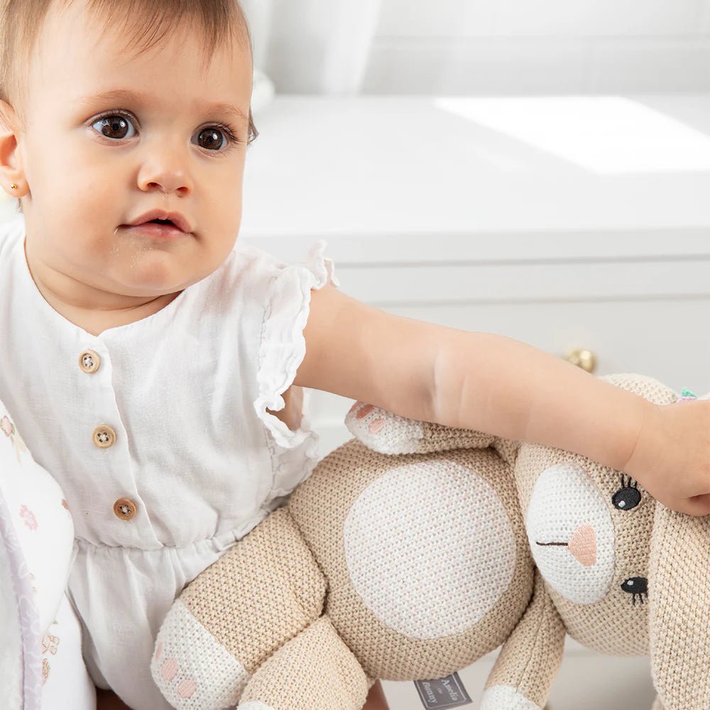 LIVING TEXTILES | KNITTED TOY - AMELIA THE BUNNY by LIVING TEXTILES - The Playful Collective