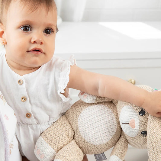LIVING TEXTILES | KNITTED TOY - AMELIA THE BUNNY by LIVING TEXTILES - The Playful Collective