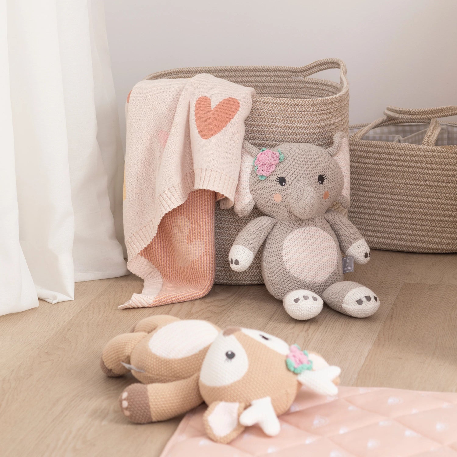 LIVING TEXTILES | KNITTED TOY - AVA THE FAWN by LIVING TEXTILES - The Playful Collective