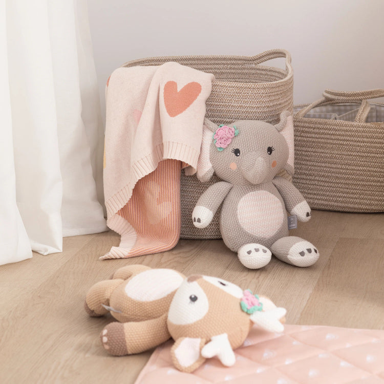 LIVING TEXTILES | KNITTED TOY - AVA THE FAWN by LIVING TEXTILES - The Playful Collective