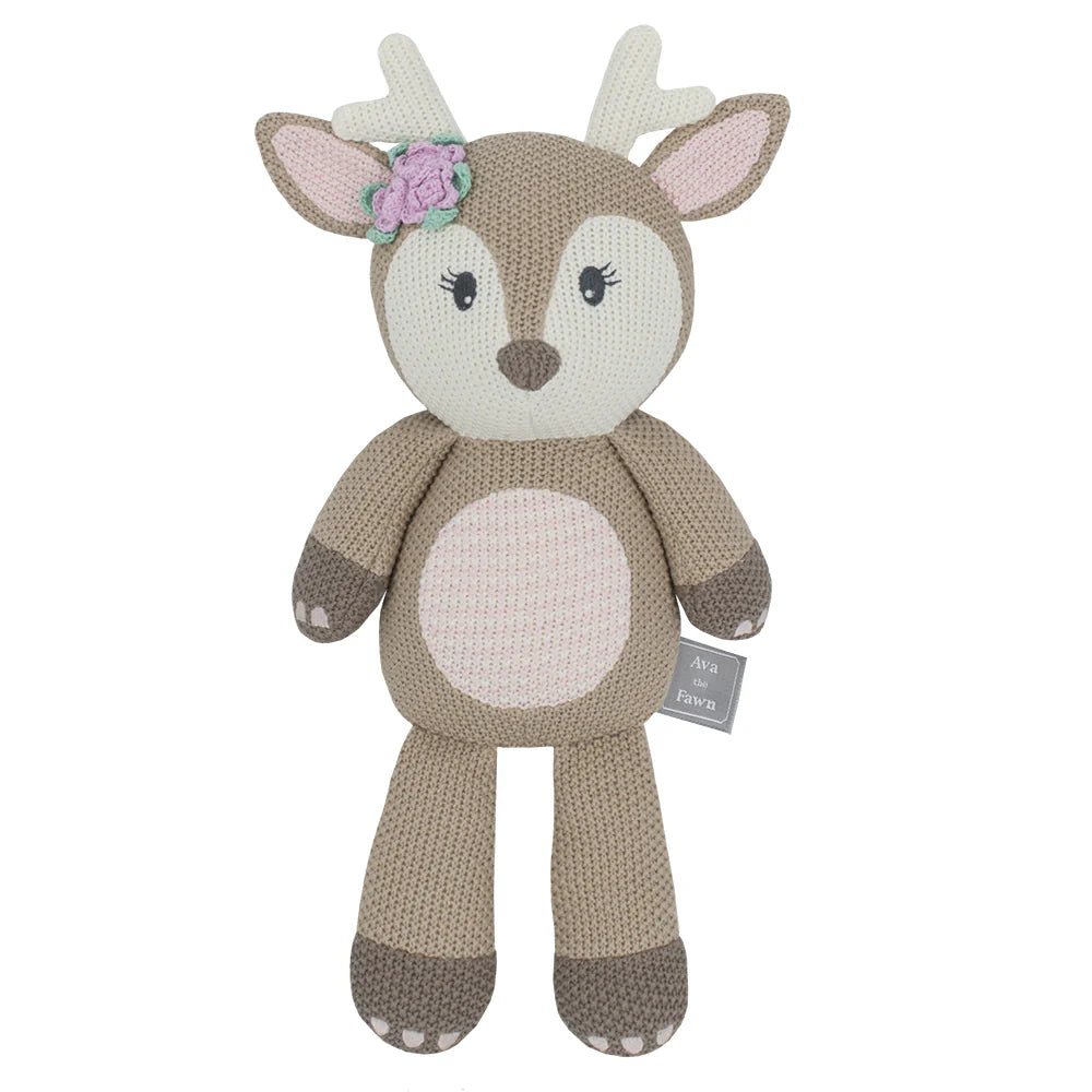 LIVING TEXTILES | KNITTED TOY - AVA THE FAWN by LIVING TEXTILES - The Playful Collective