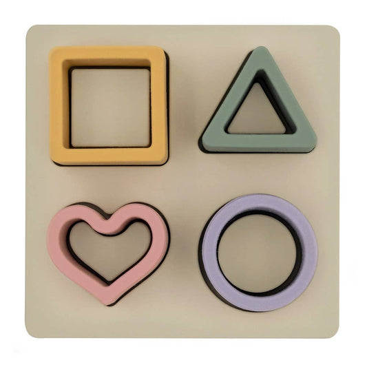 LIVING TEXTILES | SILICONE SHAPE PUZZLE - ROSE by LIVING TEXTILES - The Playful Collective