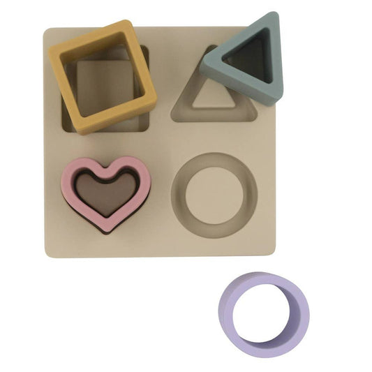 LIVING TEXTILES | SILICONE SHAPE PUZZLE - ROSE by LIVING TEXTILES - The Playful Collective