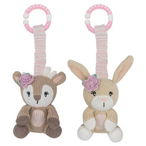 LIVING TEXTILES | STROLLER TOY 2 PACK - FAWN & BUNNY by LIVING TEXTILES - The Playful Collective