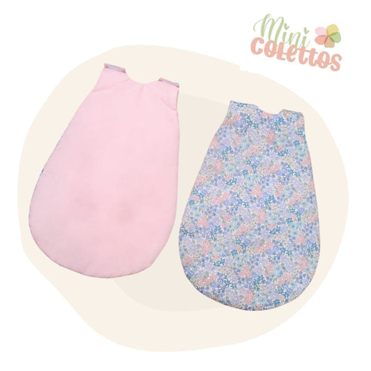 LLORENS DOLLS | MINI COLETTOS REVERSIBLE DOLL SLEEPING BAG - FLOWER FIELDS by LLORENS DOLLS - The Playful Collective