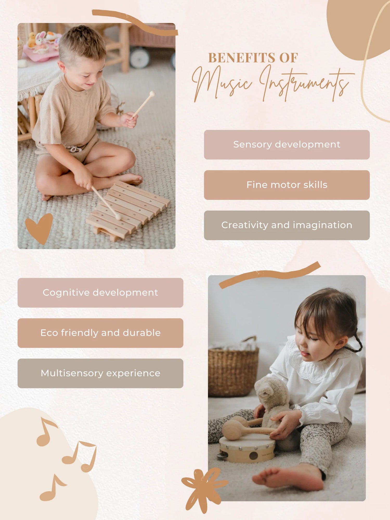 LOVE NOTE CO | LITTLE LOVE MUSIC SET *PRE-ORDER* by LOVE NOTE CO - The Playful Collective
