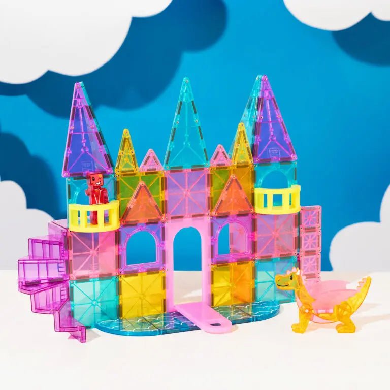 MAGNA - TILES | CASTLE DELUXE + MICROMAGS - 48 PIECE SET *COMING 1 AUG* by MAGNA - TILES - The Playful Collective