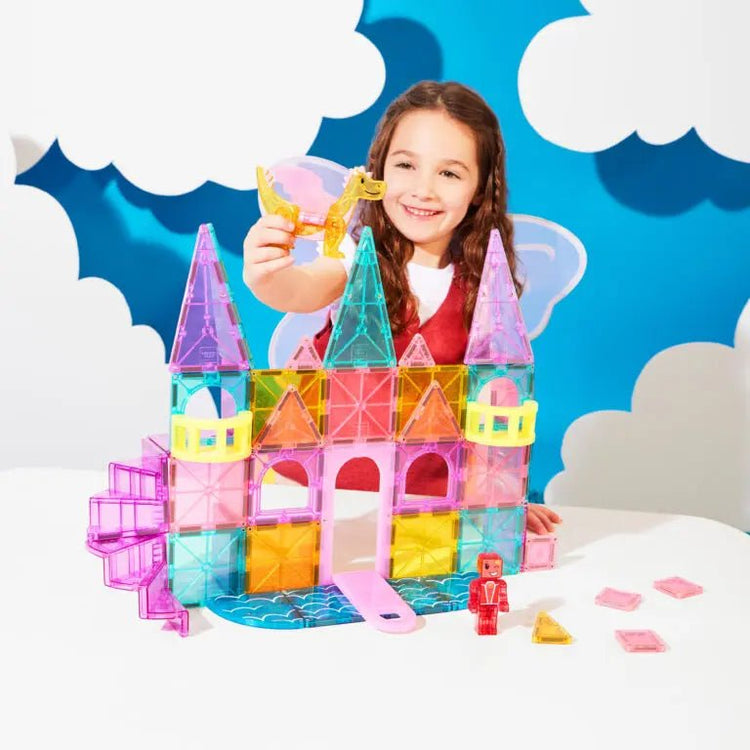 MAGNA - TILES | CASTLE DELUXE + MICROMAGS - 48 PIECE SET *COMING 1 AUG* by MAGNA - TILES - The Playful Collective