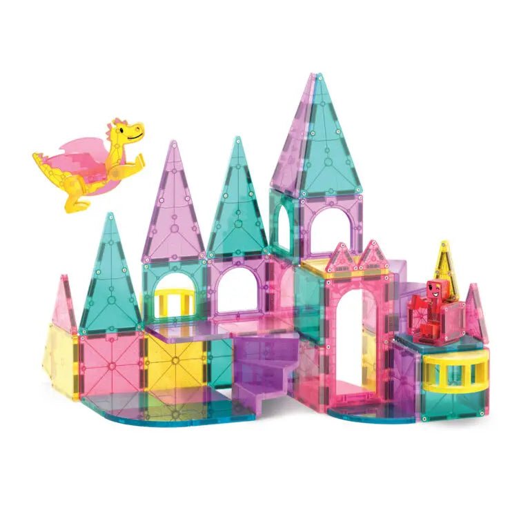 MAGNA - TILES | CASTLE DELUXE + MICROMAGS - 48 PIECE SET *COMING 1 AUG* by MAGNA - TILES - The Playful Collective