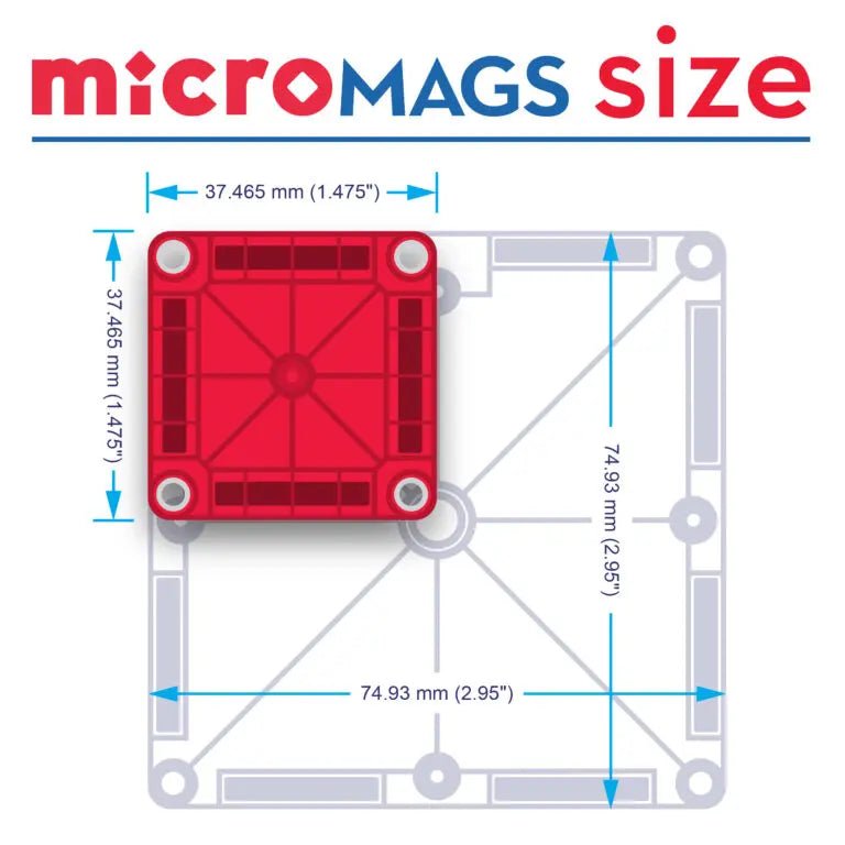 MAGNA - TILES | COMBO + MICROMAGS SET - 20 PIECE SET *COMING 1 AUG* by MAGNA - TILES - The Playful Collective