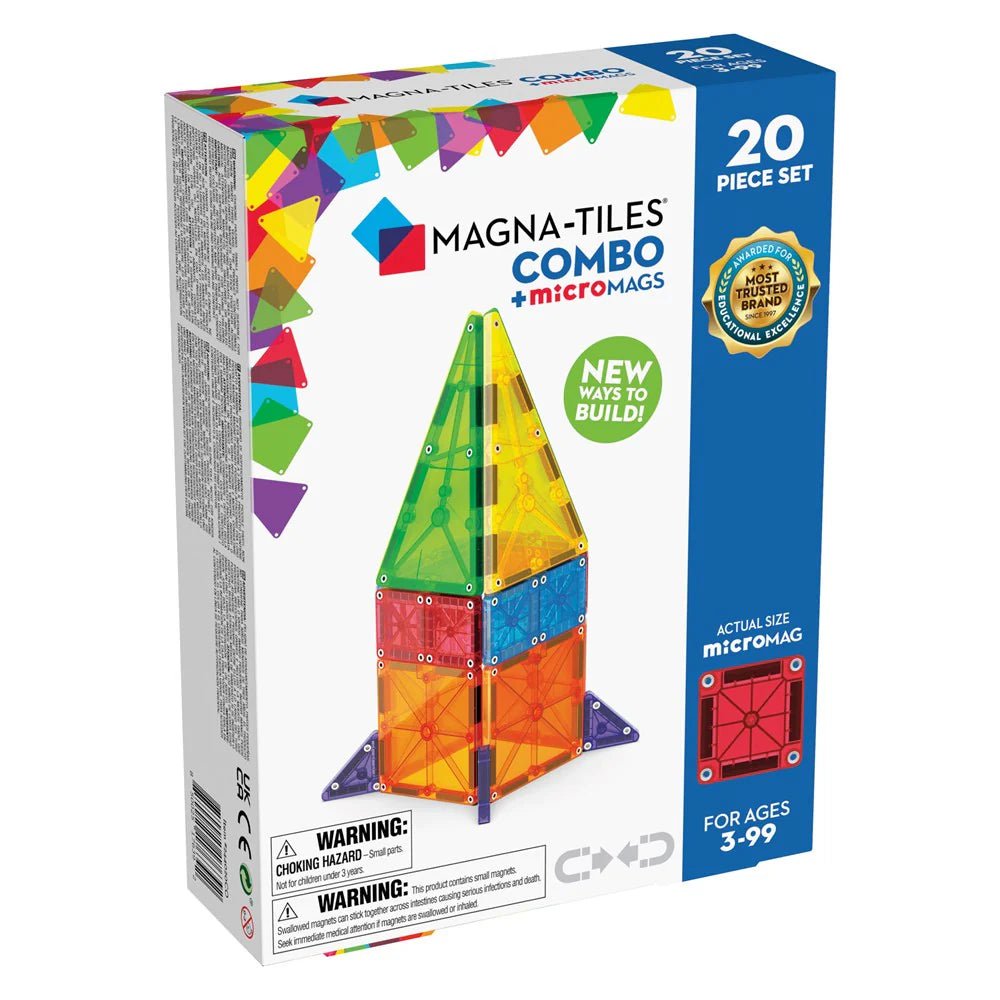 MAGNA - TILES | COMBO + MICROMAGS SET - 20 PIECE SET *COMING 1 AUG* by MAGNA - TILES - The Playful Collective