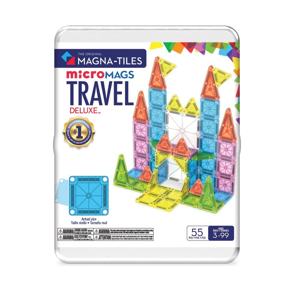 MAGNA - TILES | MICROMAGS TRAVEL SET DELUXE - 55 PIECE *PRE - ORDER* by MAGNA - TILES - The Playful Collective