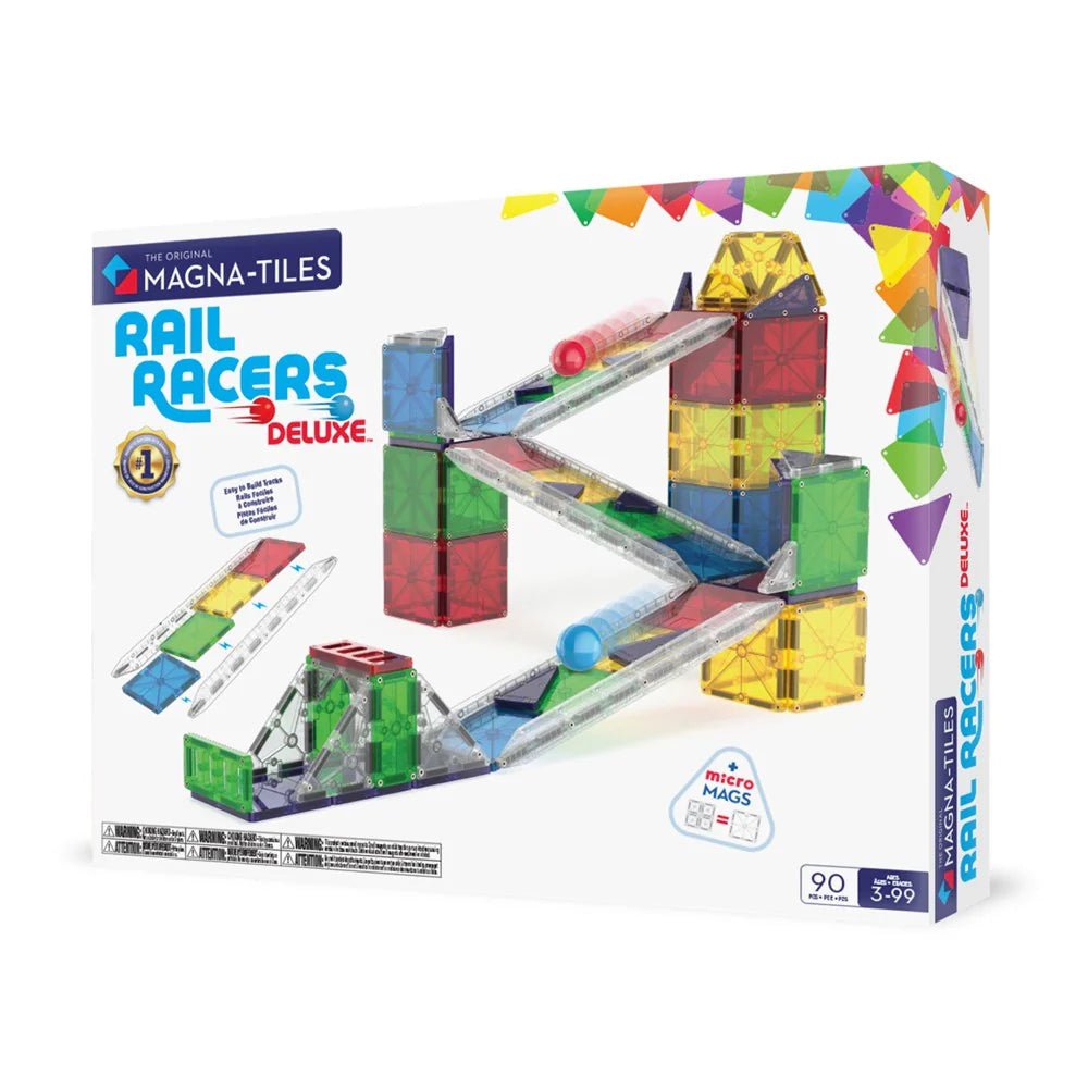 MAGNA - TILES | RAIL RACERS DELUXE - 90 PIECES *PRE - ORDER* by MAGNA - TILES - The Playful Collective