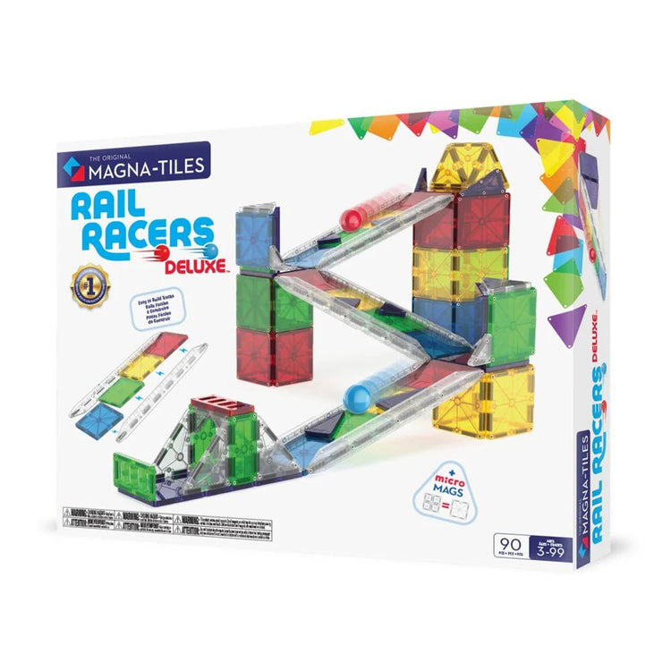 MAGNA - TILES | RAIL RACERS DELUXE - 90 PIECES *PRE - ORDER* by MAGNA - TILES - The Playful Collective
