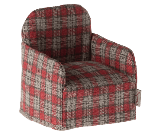 MAILEG | CHAIR MOUSE RED CHECKER by MAILEG - The Playful Collective