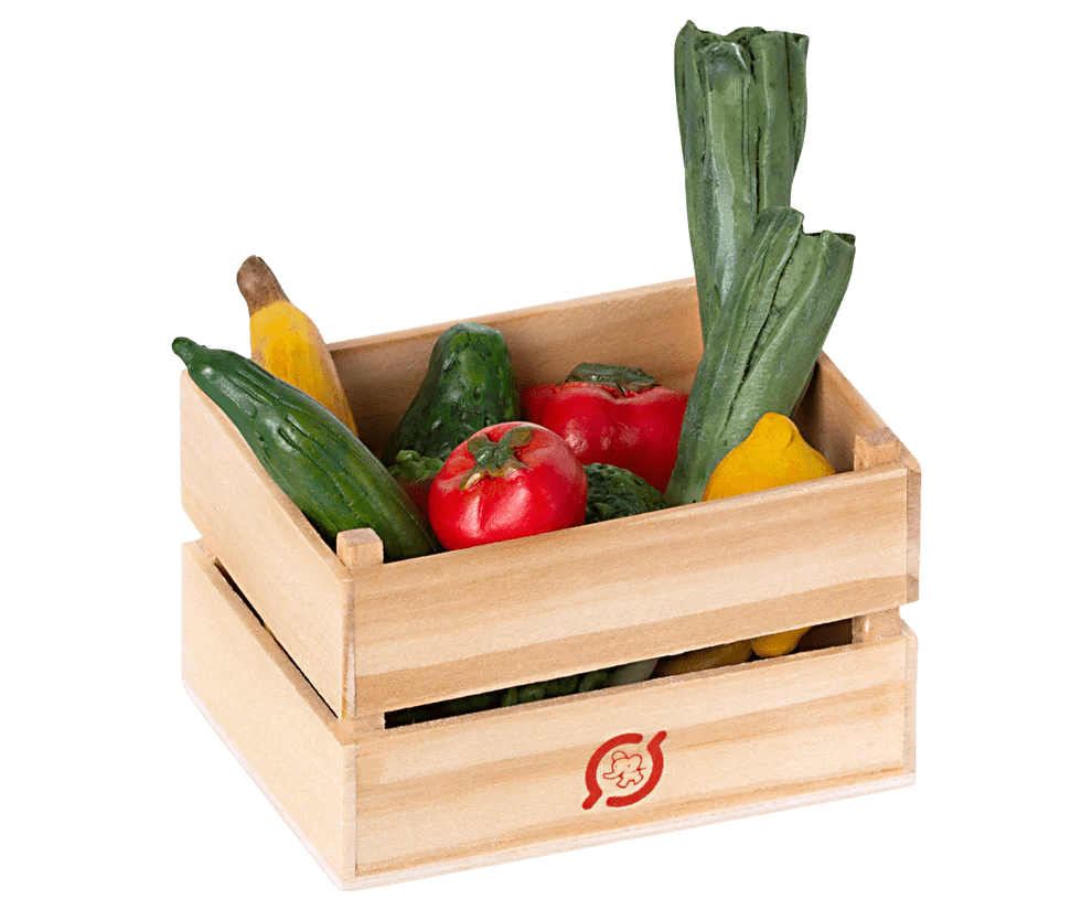 MAILEG | MINIATURE FRUIT AND VEGGIES IN BOX by MAILEG - The Playful Collective