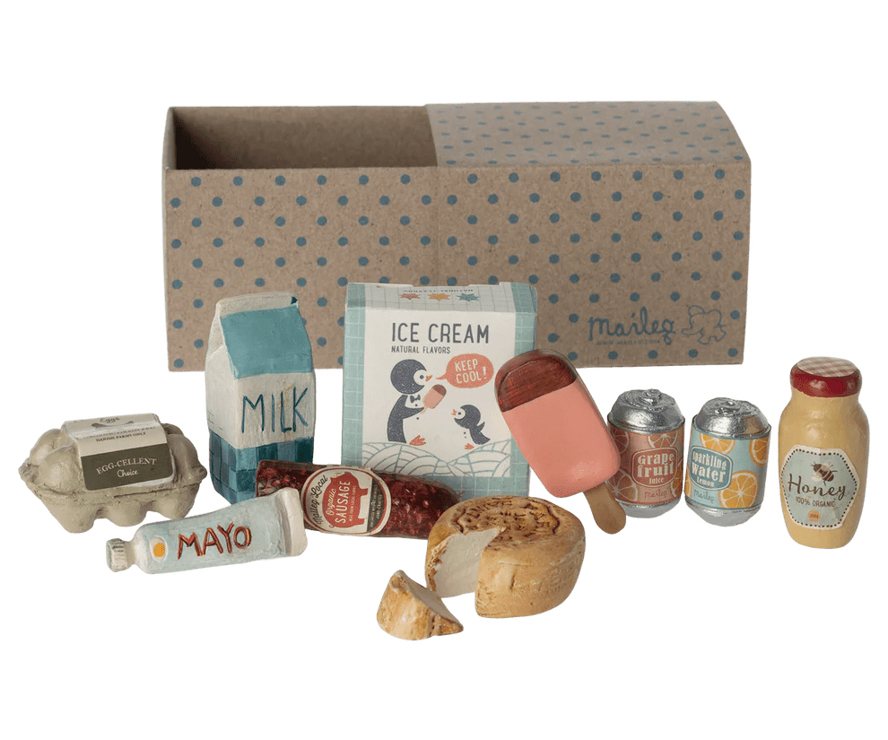 MAILEG | MINIATURE GROCERY BOX by MAILEG - The Playful Collective