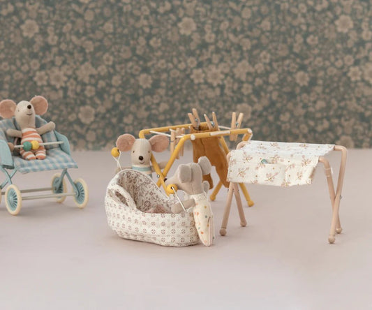 MAILEG | NURSERY TABLE BABY MOUSE ROSE by MAILEG - The Playful Collective